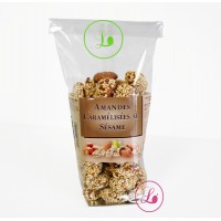 Amandes caramélisées au sésame