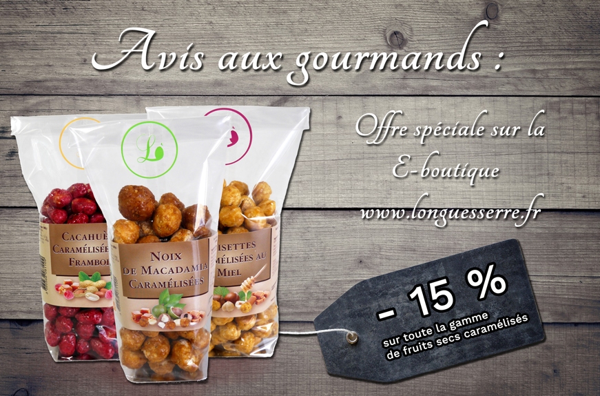 actualité Offre spéciale sur la gamme caramélisée !